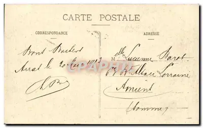 Arras - No Square des Allées - O Rond-Point — B. D., Roubaix, n°64 — Verso
