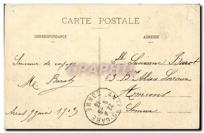 Arras - La Place de la Gare et le Boulevard Carnot — B. Dr. Roubaix, n°95 — Reverso