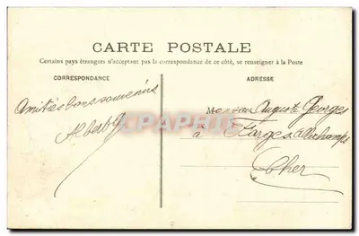 Meulan - Place Juillet e Côte d'Hardricourt — cheia de Março de 1906 — J. Klein, editor Meulan — Verso
