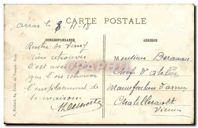 Souchez (P.-de-C.) — Trasa do Givenchy — A.R. — n° 530 — Rewers