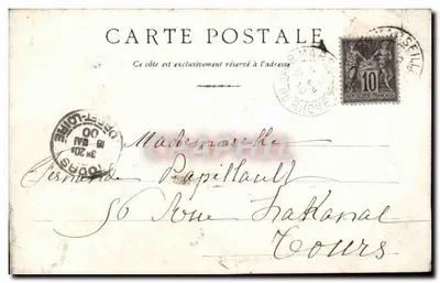 Rue de la République — Marsylia — wydawca nieodczytalny — Rewers