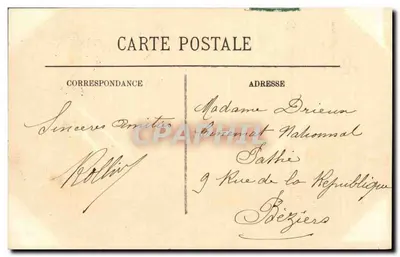 Marseille — Pałac Longchamps — Fronton — LL. — Rewers