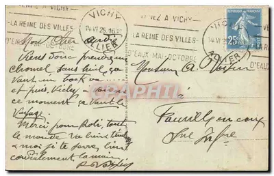 Vichy - A Fonte Chomel — editor anônimo, n° 32 — Verso