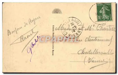 Royan - Foncillon — widok nabrzeża i portu — Wydawnictwo Norvante, Royan, n°69 — Rewers