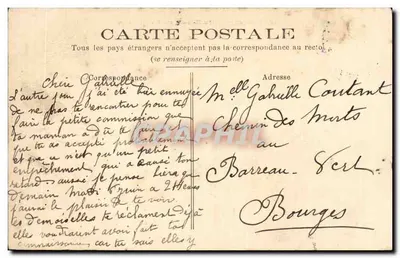 Bourges — A Catedral, vista aérea — Nouvelles Cartes — Verso
