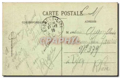 Bourges - Katedra Najświętszej Maryi Panny - Widok z Nowych Galerii - Wydawnictwo Nowych Galerii, Bourges — Rewers
