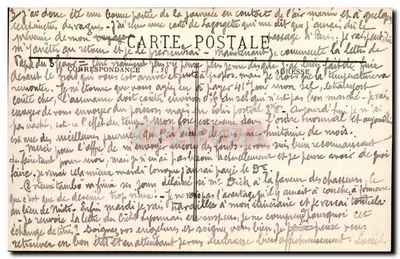 Biarritz (Côte Basque) — Sacchino, Rezydencja S.M. Królowej Nathalie z Serbii — BR - 4451 — Rewers