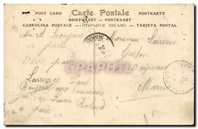 Parigi — La Rue Soufflot e il Panthéon — J. P. Jourdan — Verso
