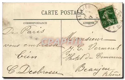 Paryż (XVIe) — Aleja Bois de Boulogne i Arc de Triomphe de l'Étoile — LL. — N° 4435 — Rewers