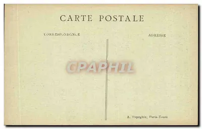 Parijs — De Boulevard en de Poorten Saint-Martin en Saint-Denis — A. P. — Achterkant