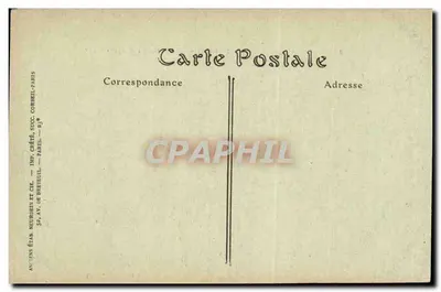Bourges — Het Paleis Jacques-Cœur — Imp. Céret, Parijs — Achterkant