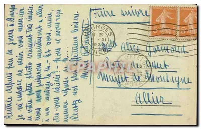 Bourges - Torre do antigo Hotel de Ville — Editor: Galeries, Bourges — Verso