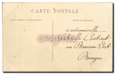 Bourges — Plac Berry — J. Foucrier, Wydawca, Paryż — Rewers