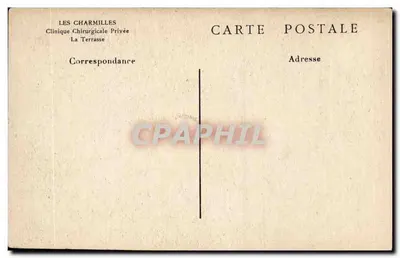 Les Charmilles — Prywatna Klinika Chirurgiczna La Terrasse — Rewers