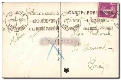 Jaskinie BETHARRAM — Dolna część — Larmy — Pyrenées — Rewers