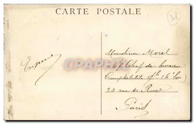 Grenoble — Vista geral e o Massif do Moucherotte — E.R. n°373 — Verso