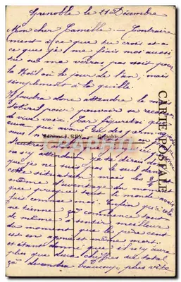 Grenoble — Ogród i Rada Miasta — Rewers