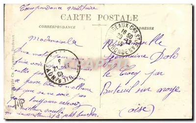 Bordeaux — A Baía, Vista geral — C.B. — Verso
