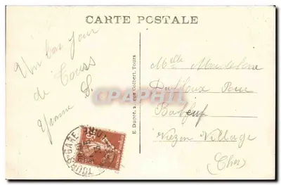 Tours (Indre-et-Loire) — O Teatro Municipal — A.P. n°165 — Verso