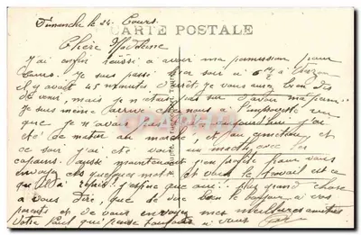 Tours (Loire-et-Loire) — Plac Sądu i Aleja Grammont, strona północno-wschodnia — A.P. wydawnictwo — Rewers