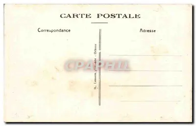 Basílica de N.-D. de CLÉRY — A Abóbada da Capela de Dunois — H. Lemaire, fot.édit. Orléans — Verso