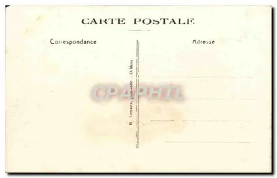 Cléry (Loiret) — A Basílica, Abside — H. Lemare, fot.-editor Orléans — Verso