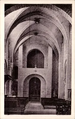 Moriénval (Oise) — Interior da Igreja - A Tribuna — Foto P. Dachas, Pierréfonds