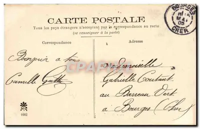Orléans - Vista Geral — n° 1002 — Verso