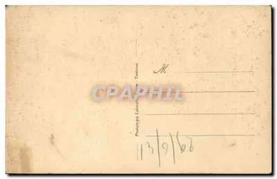 Toulouse — La doble nave de la iglesia de los Jacobinos — segunda mitad del siglo XIII — Reverso