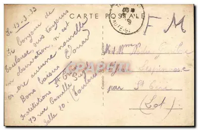 Toulouse (Hte-Gar.) — Igreja de Saint-Étienne — C.V. — Verso