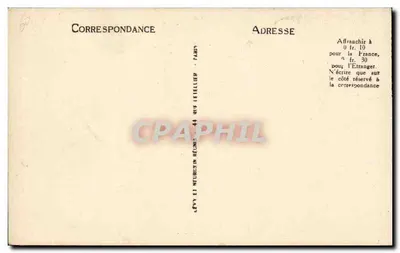 Compiègne - Widok w Parku - LL — Rewers