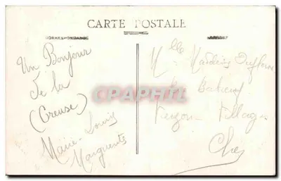 La Creuse Pittoresque — Pejzaż w dolinie Coudane — Châtelus-Malvaleix (Creuse) — n° 1011 — Rewers