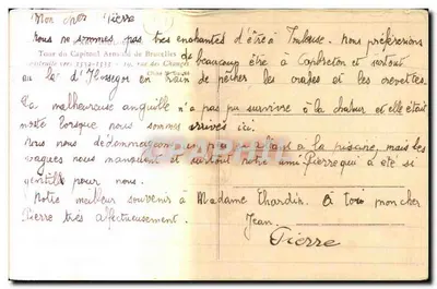 Tour do Capitólio em Toulouse — editor Elfe, número de série não visível — Verso