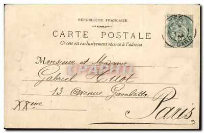 Nîmes — Areny — Fototyp. E. Lacour — Marsylia — 1198 — Rewers