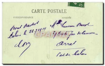 Calais — Panorama z Teatru — LL. n°71 — Rewers