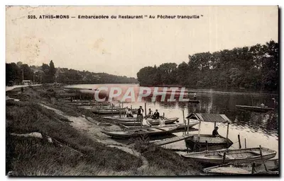 Athis-Mons — Embarcadouro do Restaurante "Au Pêcheur tranquille" — n°525