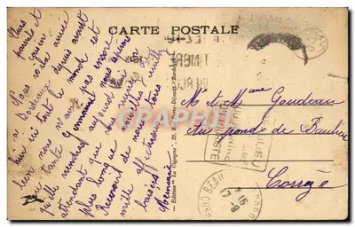 Bordeaux — Grand Théâtre — Wydanie 'La Cigogne', nr 43 — Rewers