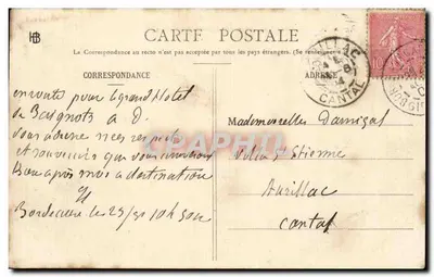 Bordeaux — Wielki Most nad Garoną i Katedra św. Michała — Henby Guillier, 34 bis i 44 ulica Fondeuve — Rewers
