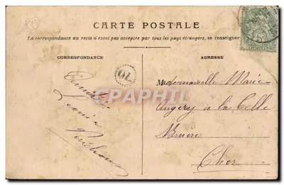 Flumet (Savoie) — O Monte Lachat (altitude 2028 metros) — editor desconhecido, n° 84 — Verso