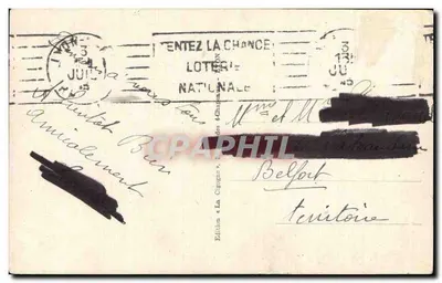 Lyon — Côteau de Fourvière — Cigogne, nr 228 — Rewers