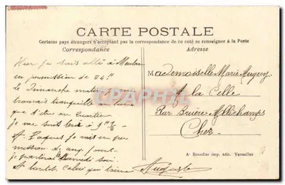 Meulan — O Pequeno Ponte — A. Bourdier, Versailles — Verso