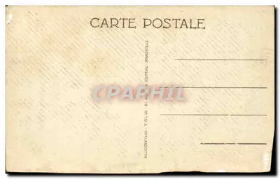Le Toulon - Avenue Colbert — vista de rua com palmeiras e veículos da época — Verso