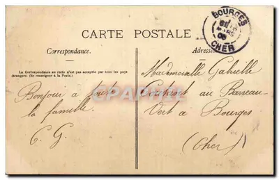A Antiga Porta do Convento dos Cordeliers — Toul — Editor La Roperaine Illustrée, n°37 — Verso