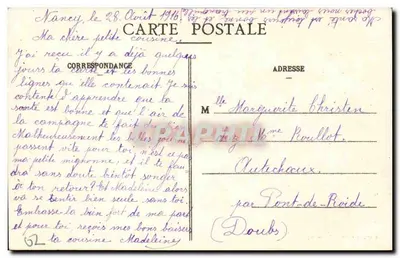 Nancy - Statua Thiersa — Imp. Historique de Nancy, n°46 — Rewers