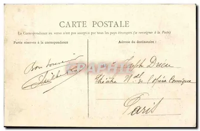 Reims — Palácio da Justiça — editor R. B. n°22 — Verso