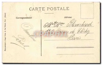 Chelles - Kanał — E. Clément z Chelles — Rewers