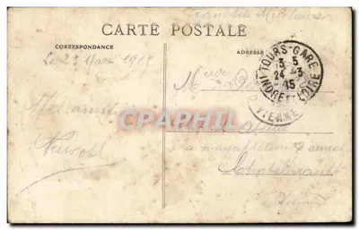 Tours (Indre-et-Loire) — Le Nouvel Hôtel de Ville (Côté Sud) — N. P. — n°14 — Rewers
