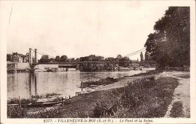 Villeneuve-le-Roi (S.-et O.) — O Pont e a Sena — editor anônimo, n° 6277