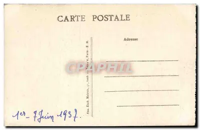 Vincennes — O Donjon — Vista geral — E.M. n°1139 — Verso