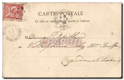 Bagnères-de-Bigorre — Le Bédat — Sajous, litografia em Bagnères-de-Bigorre, n°23 — Verso